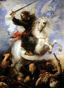Juan Martin Cabezalero St James the Great in the Battle of Clavijo oil painting